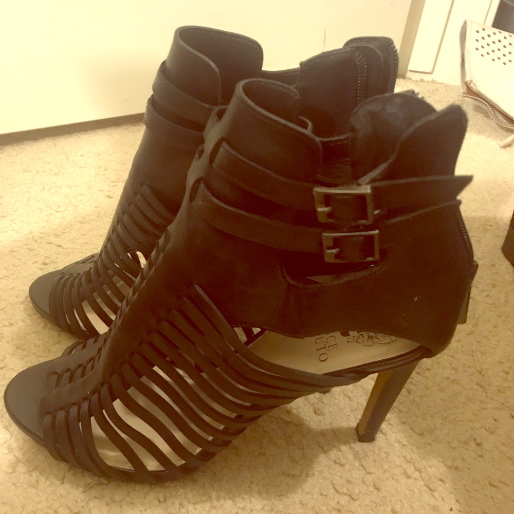 High heeled sandals